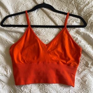Pro-Fit seamless workout top/bra. Size small. Fits like a medium.